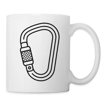 Ikone der Kletterkarabinerlinie - Tasse - Weiß - Rechts