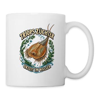 Triops Züchter – Urzeit im Wasser - Tasse - Weiß - Rechts