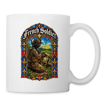 Französischer Soldat - Tasse - Weiß - Rechts