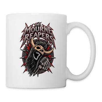 Mourne Reapers: Skull Goat Mic - Tasse - Weiß - Rechts