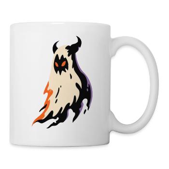 Spooky cute ghost "Hellfire Phantom" - Tasse - Weiß - Rechts