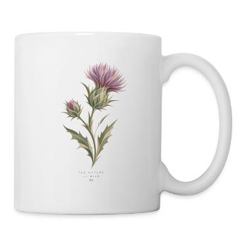 Wildblumen im Aquarell - Tasse - Weiß - Rechts