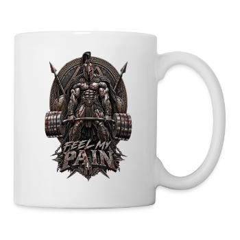 Spartaner Feel My Pain - Tasse - Weiß - Rechts