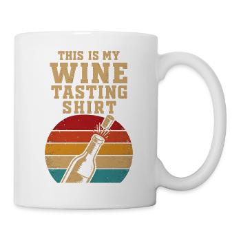 Weinliebhaber, das ist meine Weinverkostung. - Tasse - Weiß - Rechts