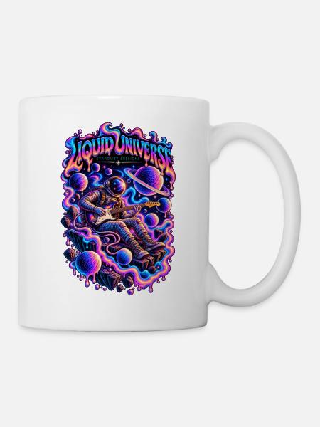 FLÜSSIGES UNIVERSUM | Sternenstaub-Sitzungen - Tasse - Weiß
