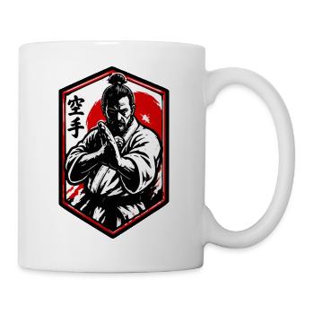karate-picture - Tasse - Weiß - Rechts