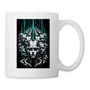 Simulation der Konformität Bot Armee - Tasse - Weiß - Rechts