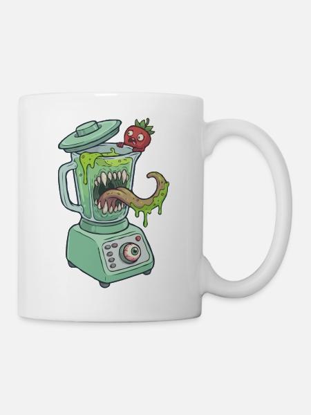 Monster Standmixer - Tasse - Weiß