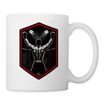 Kampfgeist Siegpose Mma - Tasse - Weiß - Rechts