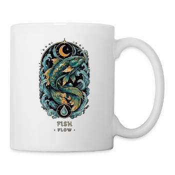 TOTEMFISCHFLUSS - Tasse - Weiß - Rechts