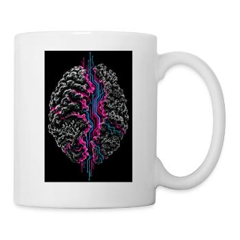 Das biologische Urprogramm - Tasse - Weiß - Rechts
