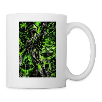 Justiz ist Klassenjustiz - Punk Shirt - Tasse - Weiß - Rechts