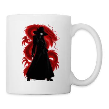 SCHWARZER SKORPION - Tasse - Weiß - Rechts