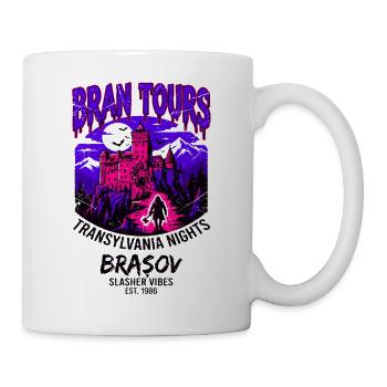 Bran Tours Transylvania Nights Brasov Slasher - Tasse - Weiß - Rechts