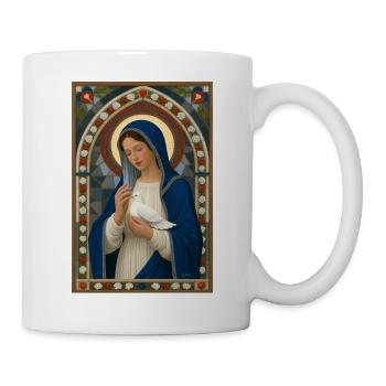MARY MIT TAUBE - Tasse - Weiß - Rechts