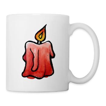 Crimson Candle Melt - Tasse - Weiß - Rechts
