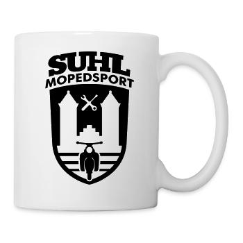 Suhl Mopedsport Vogelserie v.2 (Farbe änderbar) - Tasse - Weiß - Rechts