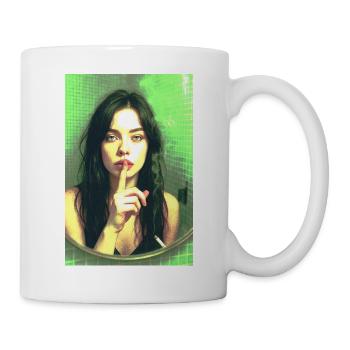 pssst III - Tasse - Weiß - Rechts