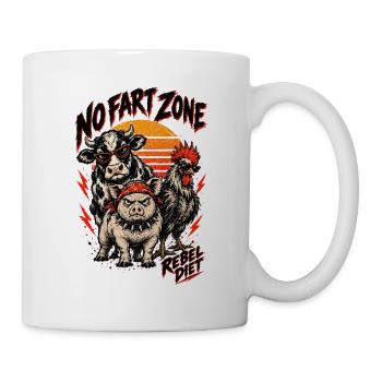 Furchtlose Zone: Rebellenfarm - Tasse - Weiß - Rechts