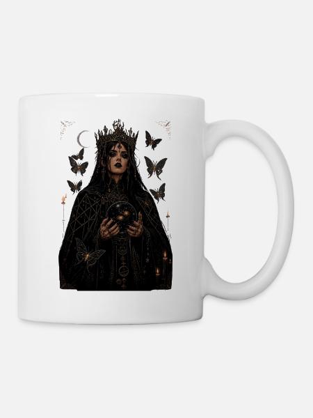 Dunkle Königin der Nachtreiche - Tasse - Weiß