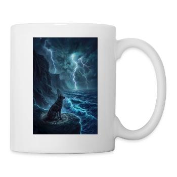 Sturmwolf-Aussichtspunkt - Tasse - Weiß - Rechts
