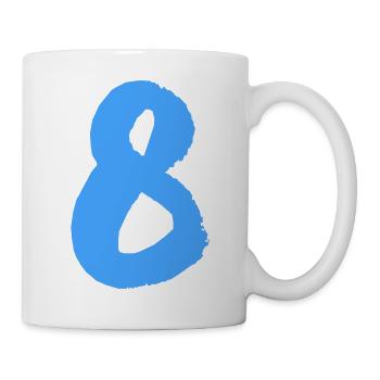 8 - Tasse - Weiß - Rechts