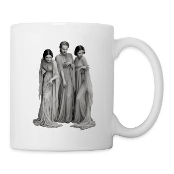 DREI GLEICHE - Tasse - Weiß - Rechts