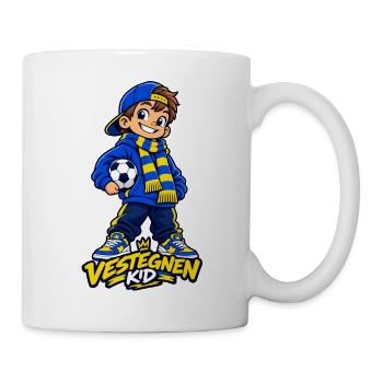 Vestegnen_kid_mascot - Tasse - Weiß - Rechts