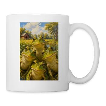 Cottage Pond Frogs Ensemble - Tasse - Weiß - Rechts