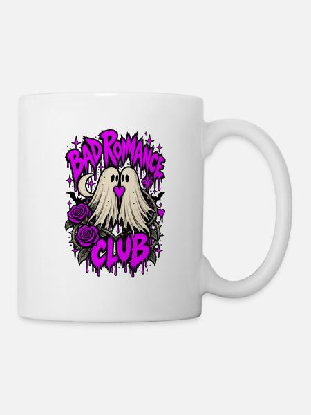 Bad Romance Club Geister - Tasse - Weiß