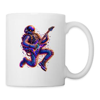 KOSMISCHER ROCKER | Schwereloser Felsensprung - Tasse - Weiß - Rechts