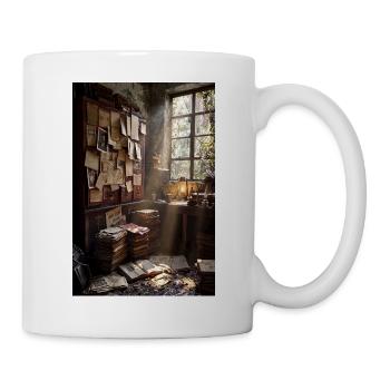 Dusty Archiv-Studie - Tasse - Weiß - Rechts