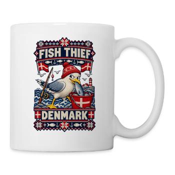Fish Thief Nordic Denmark Knit - Tasse - Weiß - Rechts