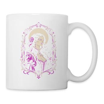 Die Vampirin mit den schwarzen Rosen - Tasse - Weiß - Rechts