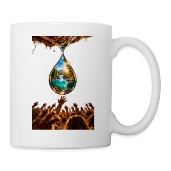 "The last drop" - Tasse - Weiß - Rechts