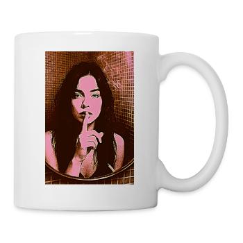 pssst VI - Tasse - Weiß - Rechts