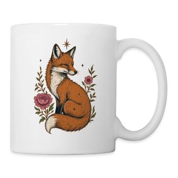 Fuchs  - Tasse - Weiß - Rechts