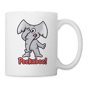 Kuckuck, Charlie die Elefantenkinder - Tasse - Weiß - Rechts