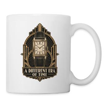 Eine andere Ära der Zeit Uhrenfans - Tasse - Weiß - Rechts