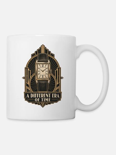 Eine andere Ära der Zeit Uhrenfans - Tasse - Weiß