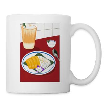 Mango Sticky Rice - Thai Street Food - Tasse - Weiß - Rechts