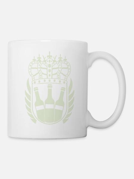 Königliches Bier Logo - Tasse - Weiß