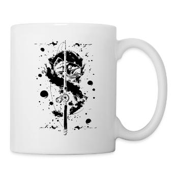 Fischen Farbe Graffiti - Tasse - Weiß - Rechts