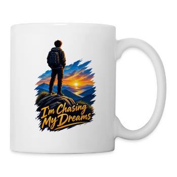 Auf der Suche nach Träumen - Tasse - Weiß - Rechts