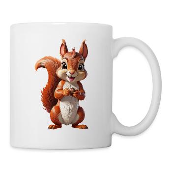 Eichhoernchen - Tasse - Weiß - Rechts