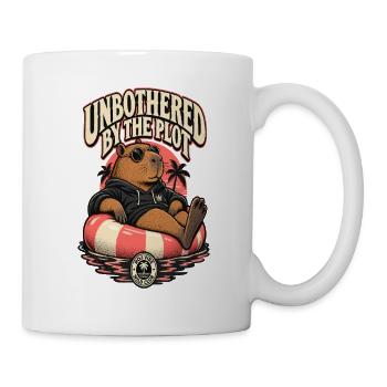 RobVibe Wild Club – Ungestörter Capybara - Tasse - Weiß - Rechts
