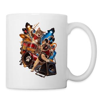 Pets × Musik - Tasse - Weiß - Rechts