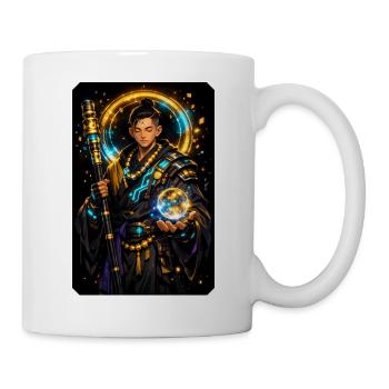 Himmlischer Mönch in Neon Arcana - Tasse - Weiß - Rechts