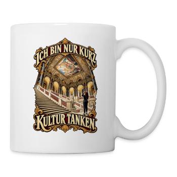 Kultur Tanken Barockstil - Tasse - Weiß - Rechts