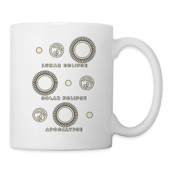 Finsternisse mit kosmischer Pointe - Tasse - Weiß - Rechts